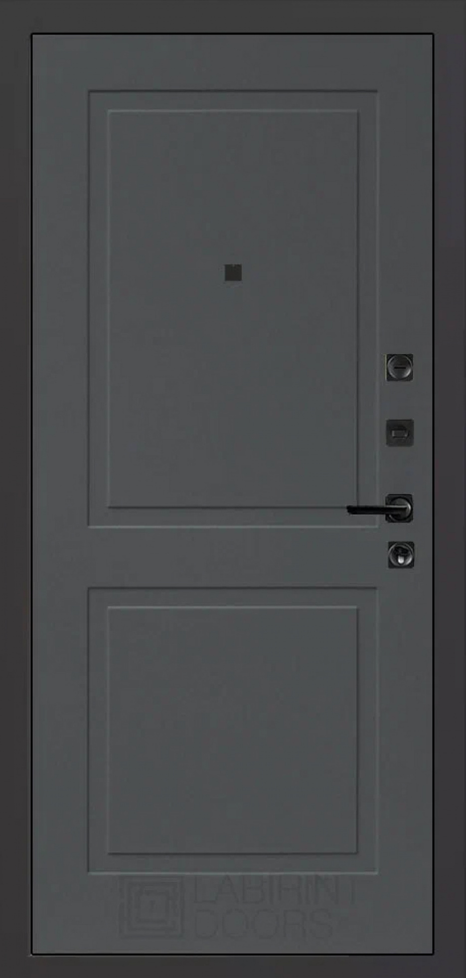 Входная дверь Labirint Infinity 11 "Графит софт"