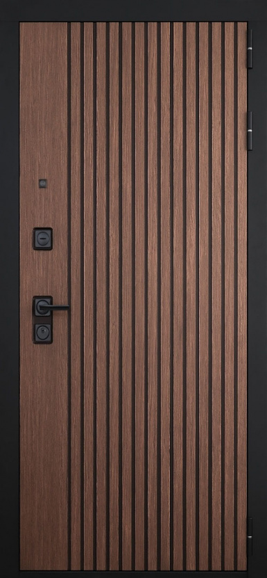 Входная дверь Branddoors Шторм 024 Зеркало Maxi, Цвет "Антрацит"